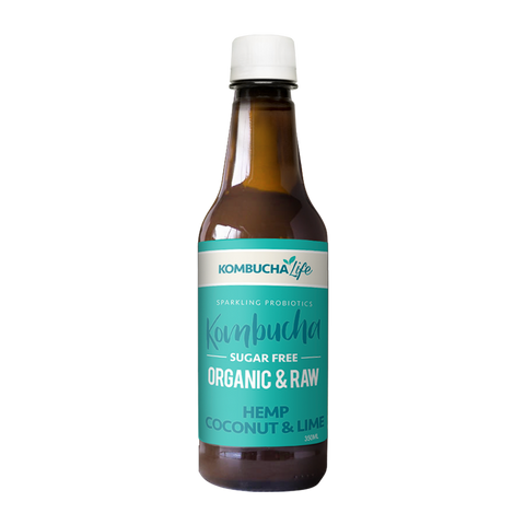 Kombucha Life Hemp Coconut & Lime Kombucha 350ml - Each