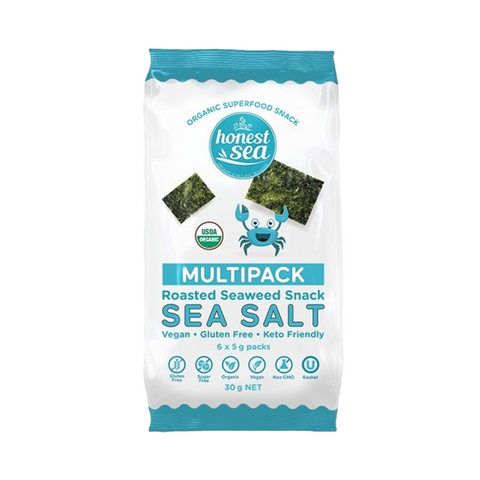 Honest Sea Seaweed Sea Salt Multipack 6x5g