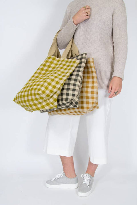 Gingham Tote