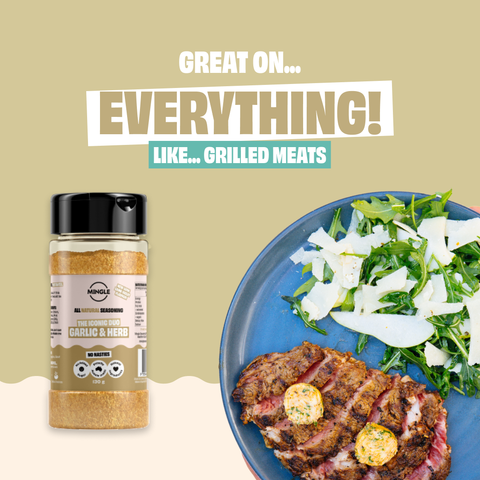 Mingle Garlic and Herbs Seasoning Large Bottle 100g