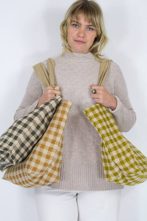 Gingham Tote