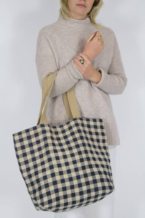 Gingham Tote