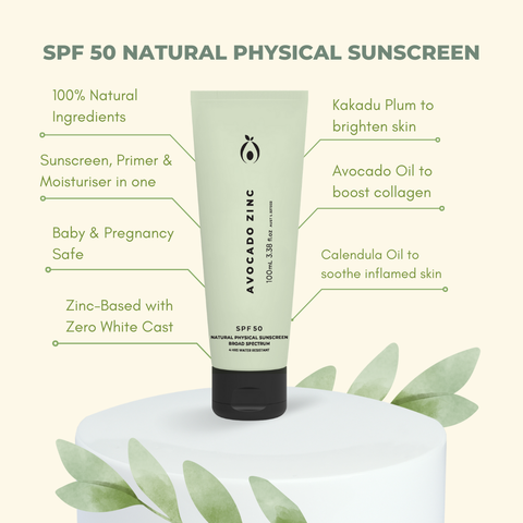 Natural Physical Sunscreen SPF50