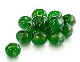 Cherries Glace Green