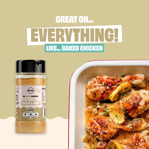 Mingle Garlic and Herbs Seasoning Large Bottle 100g