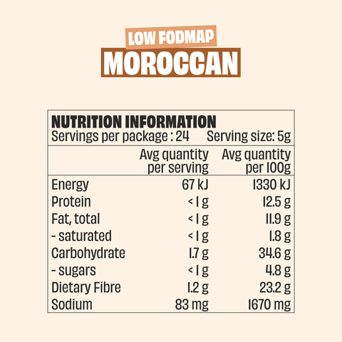 Mingle Moroccan (FODMAP Friendly) Seasoning Large Bottle